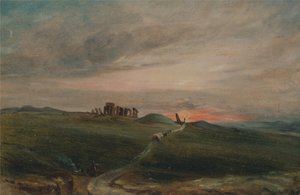 Stonehenge al tramonto